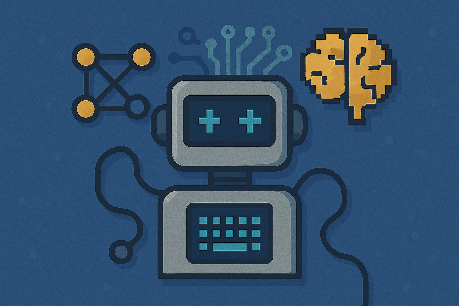 ©ChatGPT - Prompt: Vorschaubild für Künstliche Intelligenz in Pixeloptik