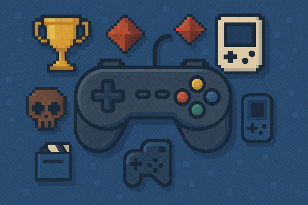 ©ChatGPT - Prompt: Vorschaubild für Gaming in Pixeloptik